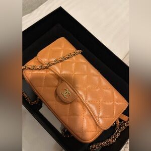 Chanel Phone Holder on Chain